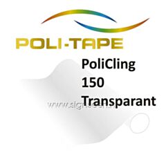 PoliCling 150 Transparant - Statisch hechtende printfolie