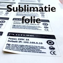 Stickervel voor sublimatie