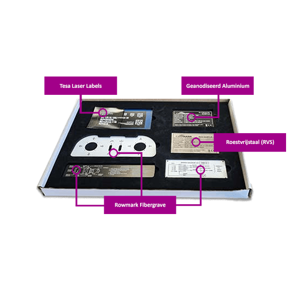 Fiber laser sample kit